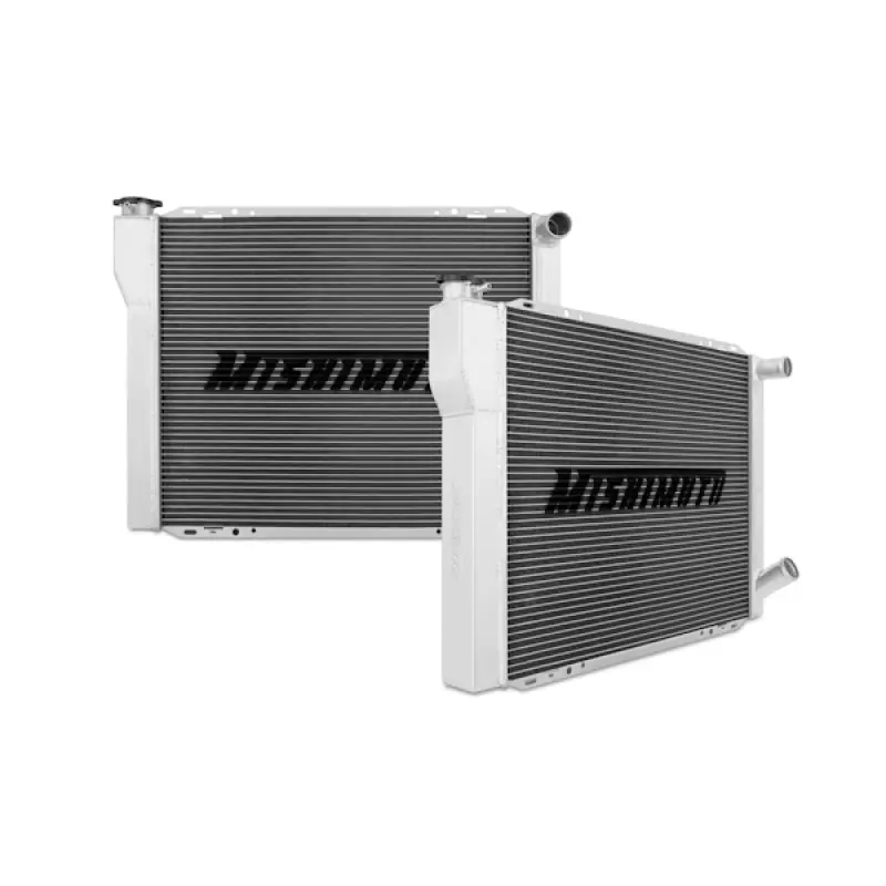 Mishimoto Universal Dual Pass Race Radiator 27x19x3 Inches Aluminum Radiator (MISMMRAD-DBP-26)