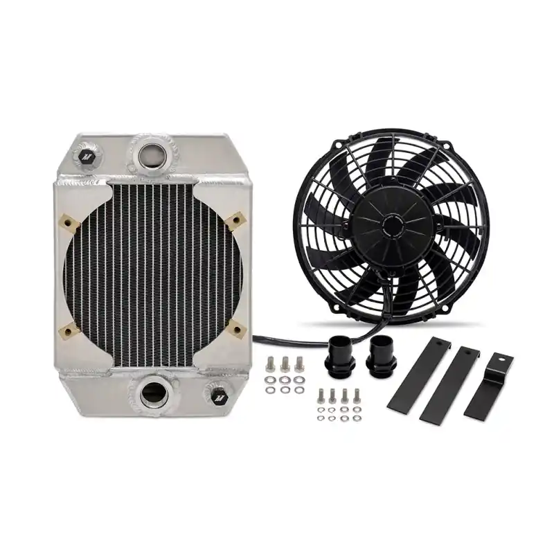 Mishimoto Universal Drag Race Performance Aluminum Radiator - Natural (MISMMRAD-UNI-DRGN)