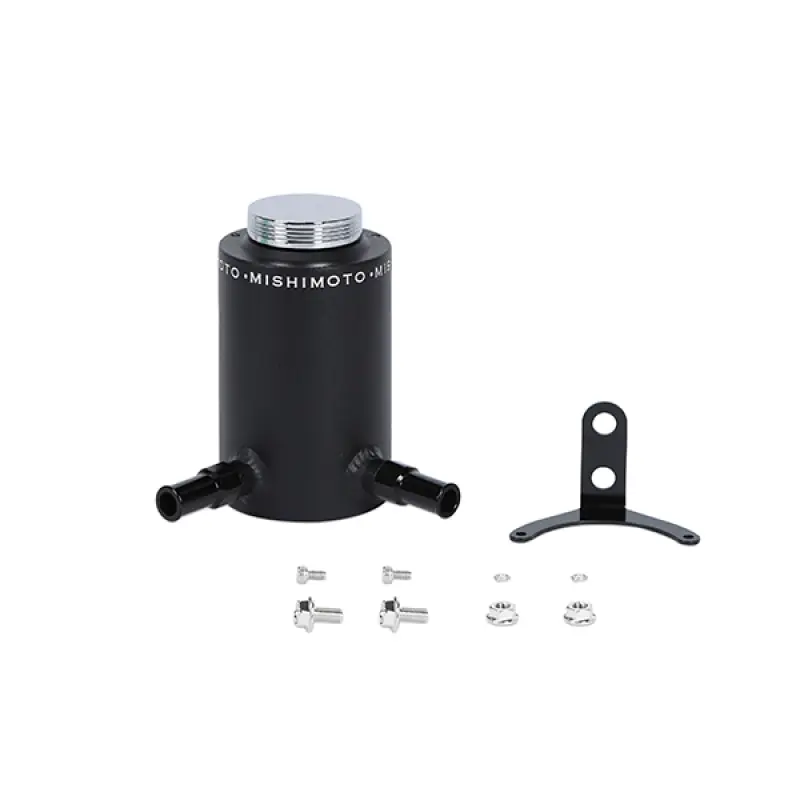 Mishimoto Aluminum Power Steering Reservoir Tank - Wrinkle Black (MISMMRT-PSAWBK)
