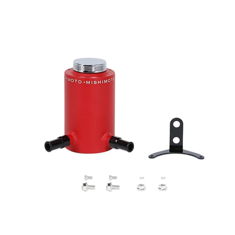 Mishimoto Aluminum Power Steering Reservoir Tank - Wrinkle Red (MISMMRT-PSAWRD)