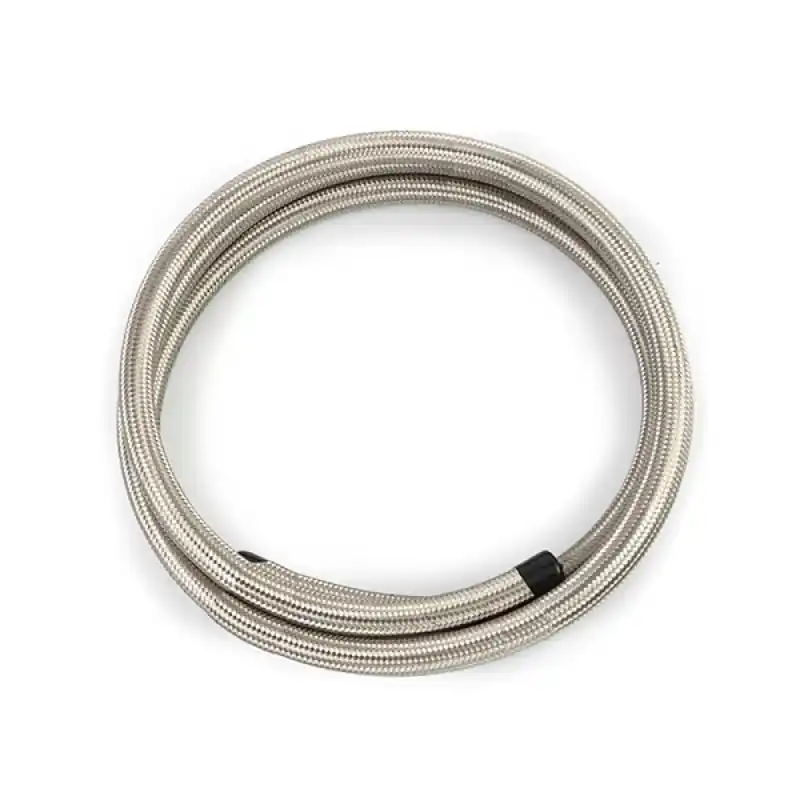 Mishimoto 10Ft Stainless Steel Braided Hose w/ -6AN Fittings - Stainless (MISMMSBH-06120-CS)