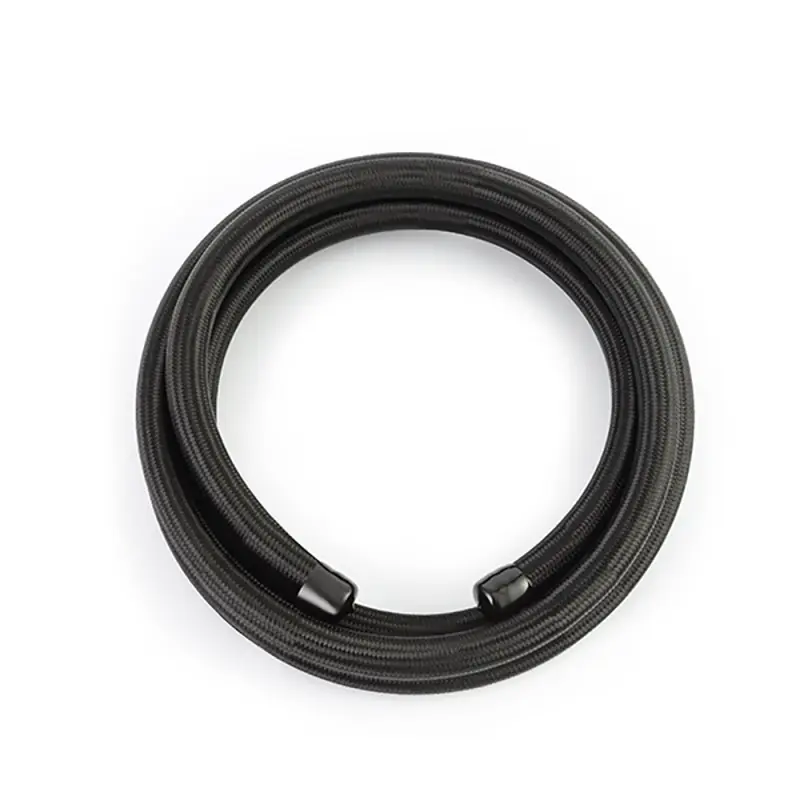 Mishimoto 10Ft Stainless Steel Braided Hose w/ -10AN Fittings - Black (MISMMSBH-10120-CB)