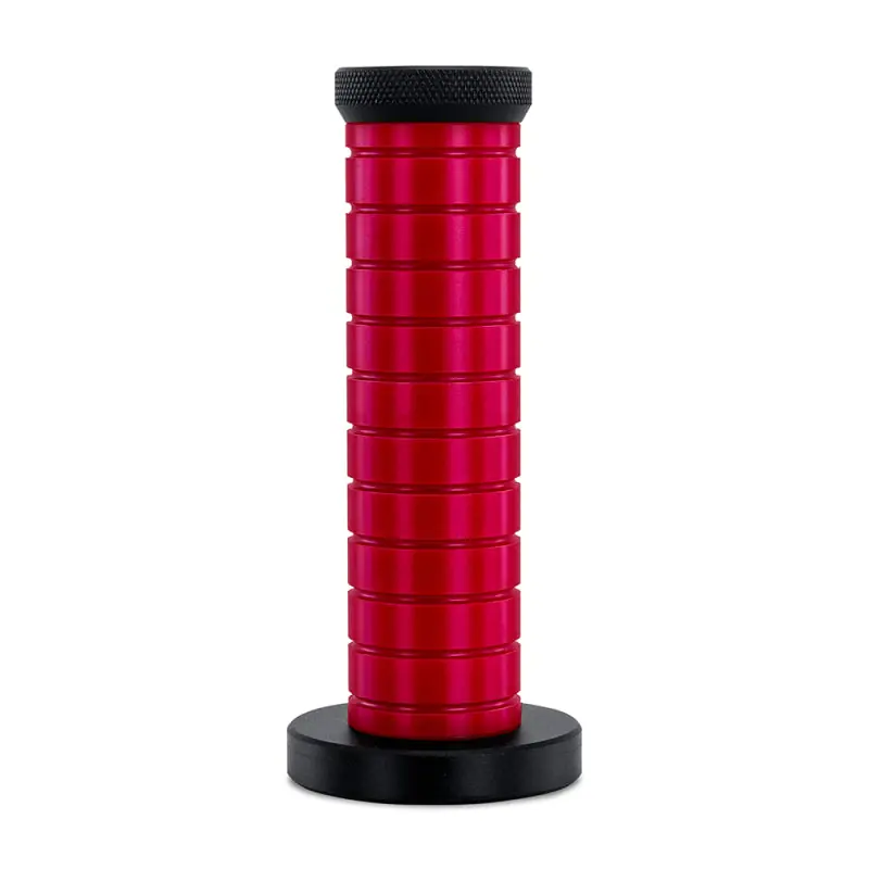 Mishimoto Weighted Grip Shift Knob - Black / Red (MISMMSK-BMXBKRDH)