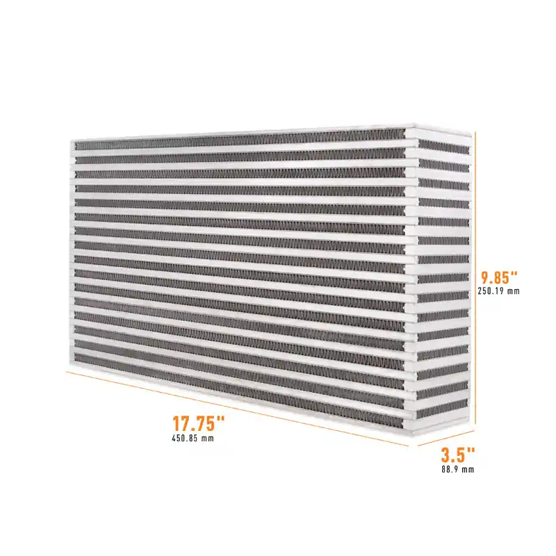 Mishimoto Universal Air-to-Air Intercooler Core - 17.75in / 9.85in / 3.5in (MISMMUIC-17)