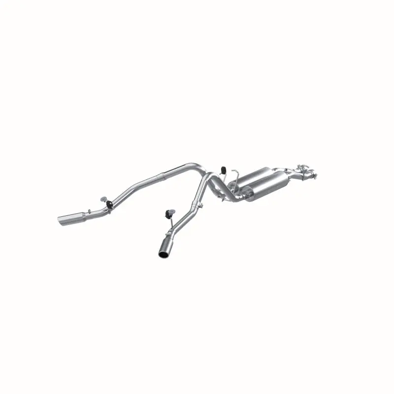MBRP 2003-2007 Chev/GMC 2500 HD 6.0L CC-SB Cat Back Dual Split Side (MBRPS5012AL)