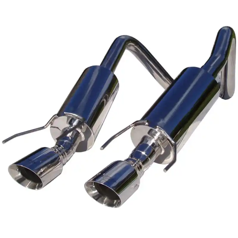 MBRP 2005-2008 Chev Corvette Dual Muffler Axle Back 4 Round Dual Wall Tips (MBRPS7000304)