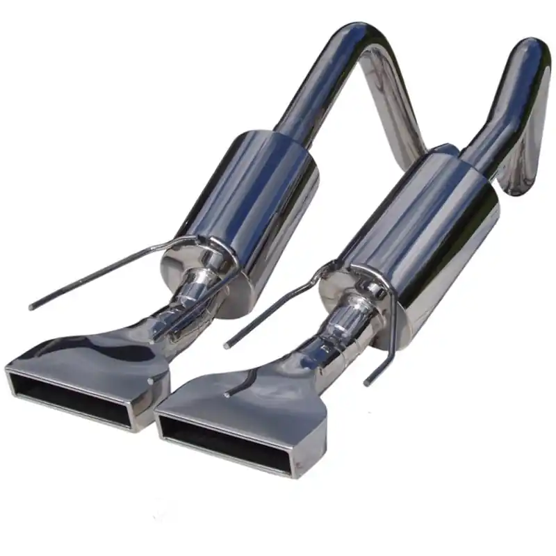 MBRP 2005-2008 Chev Corvette Dual Muffler Axle Back Rectangular Tips (MBRPS7002304)