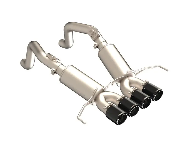 MBRP 14-19 Chevrolet Corvette 3in Dual Split Rear Cat Back w/ Carbon Fiber Tips (MBRPS70303CF)