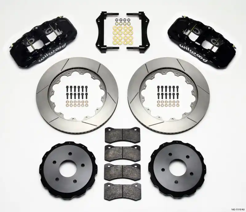 Wilwood AERO4 Rear Kit 14.00in 97-04 Corvette C5/Z06 05-13 C6 (WIL140-11119)