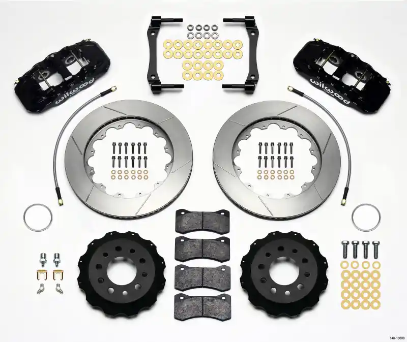 Wilwood AERO4 Rear Kit 14.25in 2014-Up Corvette C7 w/Lines (WIL140-13698)