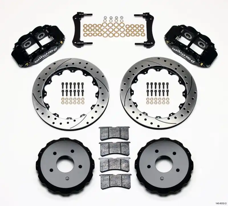 Wilwood Narrow Superlite 4R Rear Kit 12.88in Drilled 97-04 Corvette C5/Z06 (WIL140-8032-D)