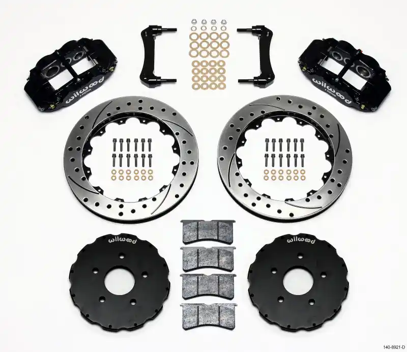 Wilwood Narrow Superlite 6R Front Hat Kit 13.06in Drilled 2005-up Corvette C6 (WIL140-8921-D)