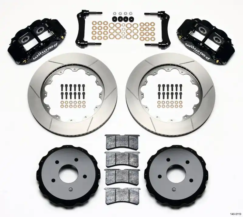 Wilwood Narrow Superlite 4R Rear Kit 14.00in 97-04 Corvette C5/Z06 05-13 C6 (WIL140-9119)