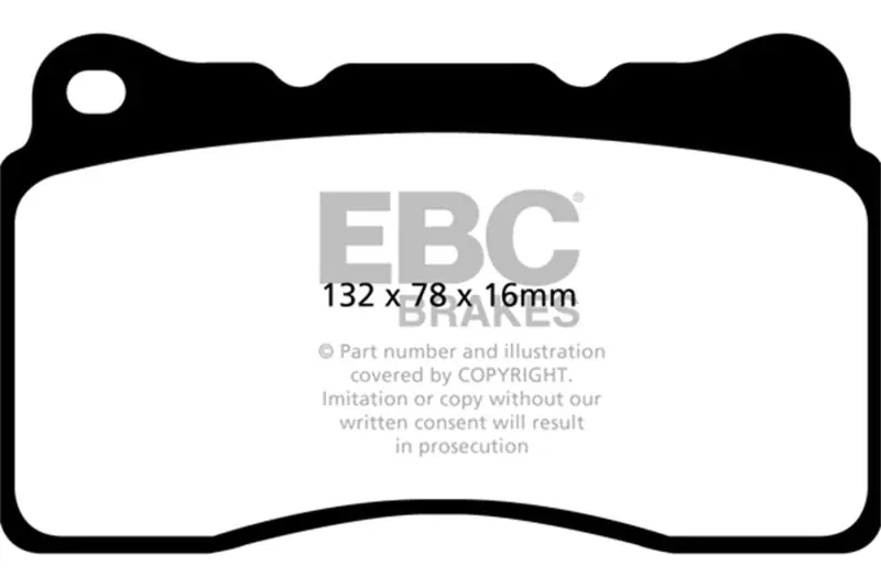 EBC 2016+ Cadillac CT6 2.0L Turbo Redstuff Front Brake Pads (EBCDP32093C)