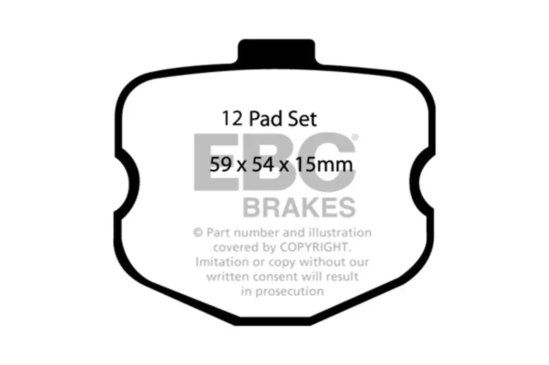 EBC 06-08 Chevrolet Corvette (C6) 7.0 (Z06) Bluestuff Front Brake Pads (EBCDP51771NDX)