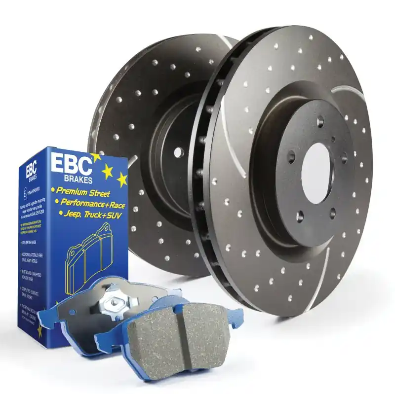 EBC S6 Kits Bluestuff Pads and GD Rotors (EBCS6KF1074)
