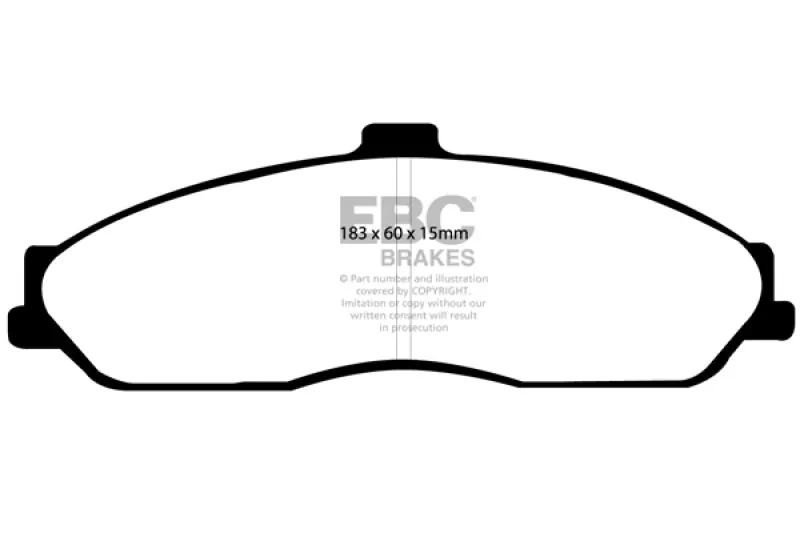 EBC 03-04 Cadillac XLR 4.6 Ultimax2 Front Brake Pads (EBCUD731)
