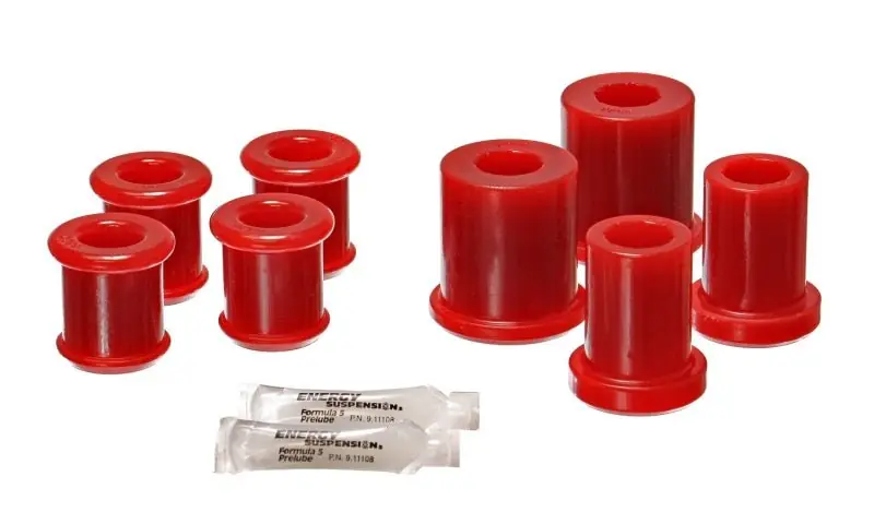 Energy Suspension 04-09 Cadillac XLR/XLR-V / 97-12 Corvette Red Front End C/A Bushing Set (ENG3.3176R)