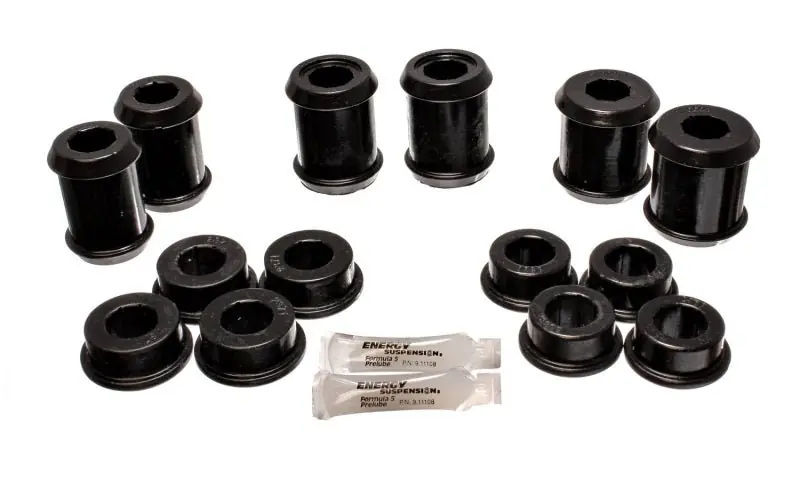 Energy Suspension 04-09 Cadillac XLR/XLR-V / 97-12 Corvette Black Rear End C/A Bushing Set (ENG3.3177G)