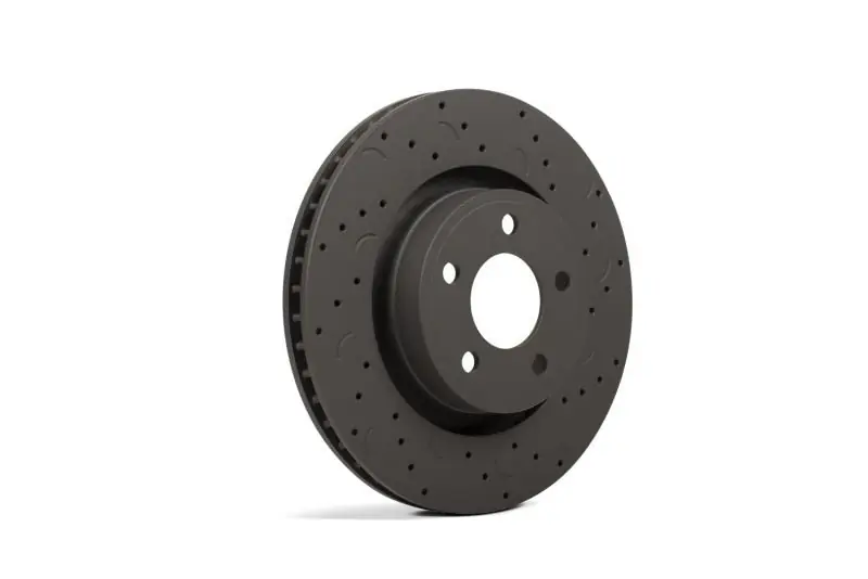 Hawk Talon 2006 Cadillac XLR Base Drilled and Slotted Front Brake Rotor Set (HAWKHTC4071)