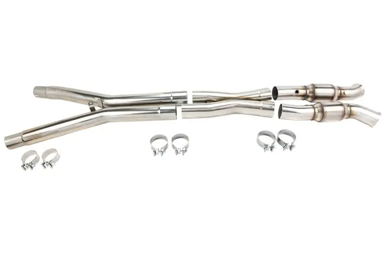 Kooks 05-08 Chevy Corvette C6 LS2/LS3 6.0L/6.2L 3in x 2.5in GREEN Cat SS X-Pipe Kooks HDR Req (KSH21603301)