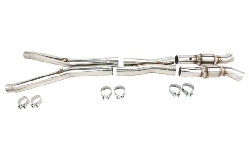 Kooks 09-13 Chevy Corvette C6 LS2/LS3 6.0L/6.2L 3in x 3in GREEN Cat SS X-Pipe Kooks HDR Req (KSH21603311)