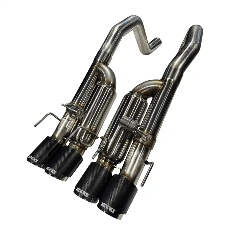 Kooks 09-13 Chevrolet Corvette Z06/ZR1 3in. Valved Axle-Back Exhaust w/ SS Tips (KSH21606750)