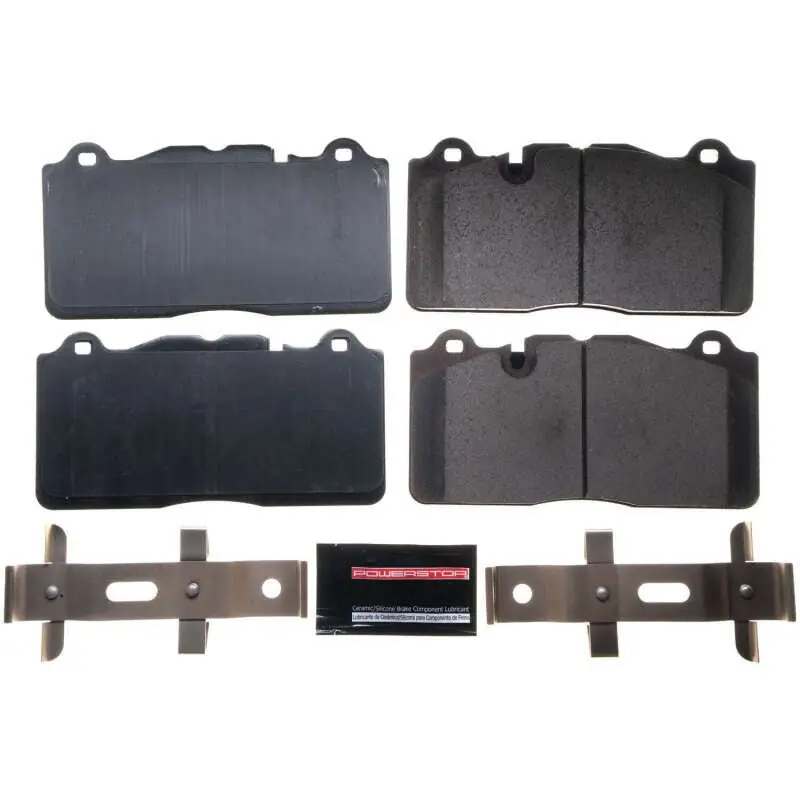 Power Stop 14-15 Chevrolet Camaro Front Z17 Evo Ceramic Brake Pad w/Hardware (PSB17-1395)