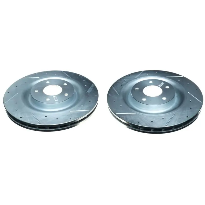 Power Stop 06-13 Chevrolet Corvette Front Evolution Drilled & Slotted Rotors - Pair (PSBAR82113XPR)