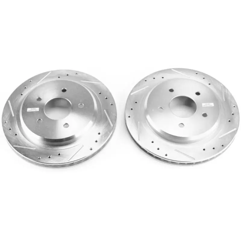 Power Stop 04-09 Cadillac XLR Rear Evolution Drilled & Slotted Rotors - Pair (PSBAR8261XPR)