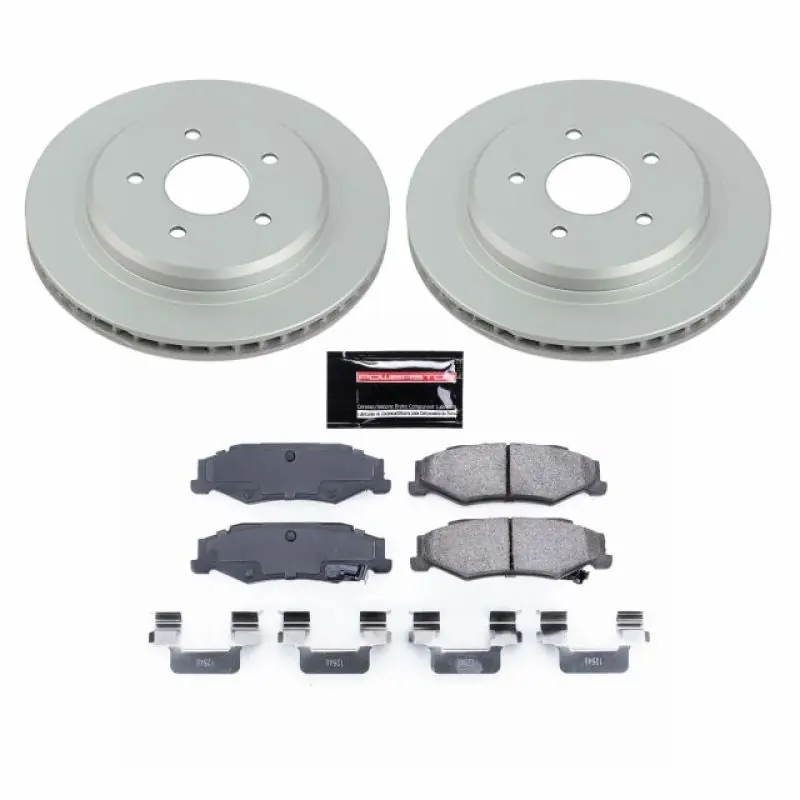 Power Stop 04-09 Cadillac XLR Rear Z17 Evolution Geomet Coated Brake Kit (PSBCRK1563)