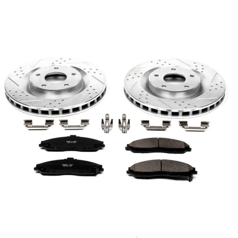 Power Stop 05-07 Cadillac XLR Front Z23 Evolution Sport Brake Kit (PSBK1417)