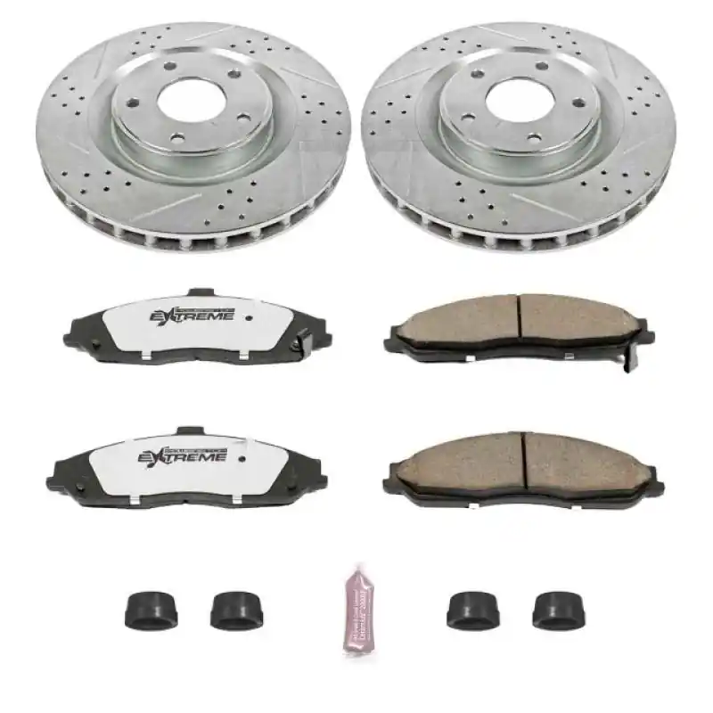 Power Stop 05-07 Cadillac XLR Front Z26 Street Warrior Brake Kit (PSBK1417-26)