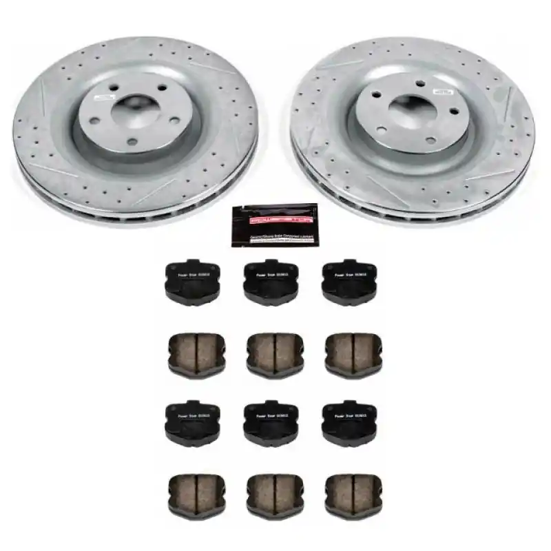 Power Stop 06-13 Chevrolet Corvette Front Z23 Evolution Sport Brake Kit (PSBK1444)