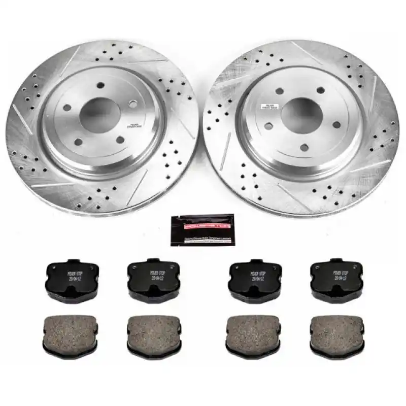 Power Stop 06-13 Chevrolet Corvette Rear Z23 Evolution Sport Brake Kit (PSBK1446)