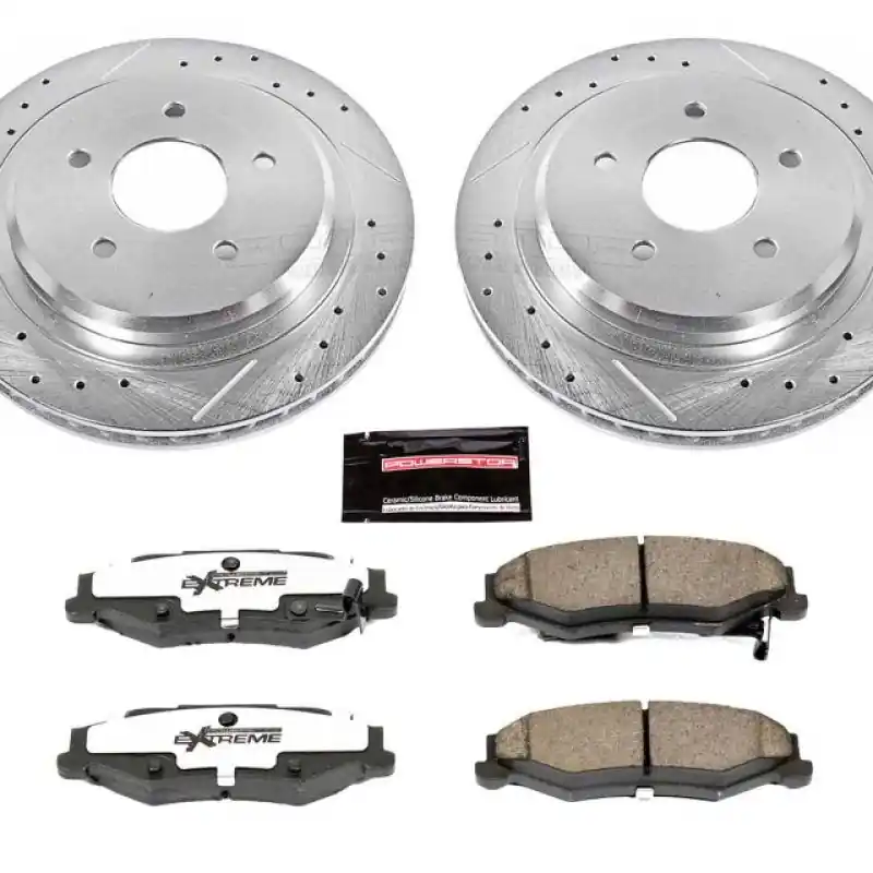 Power Stop 04-09 Cadillac XLR Rear Z26 Street Warrior Brake Kit (PSBK1563-26)
