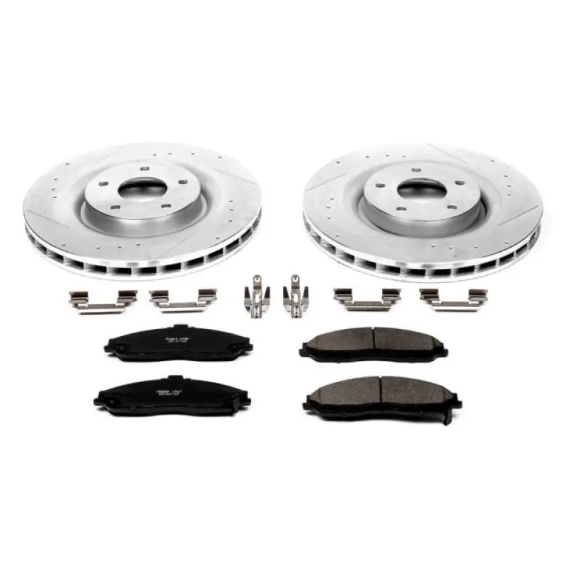 Power Stop 06-09 Cadillac XLR Front Z23 Evolution Sport Brake Kit (PSBK5158)