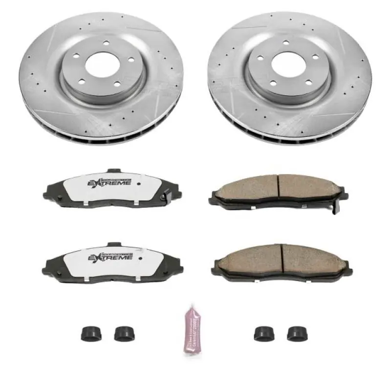 Power Stop 06-09 Cadillac XLR Front Z26 Street Warrior Brake Kit (PSBK5158-26)