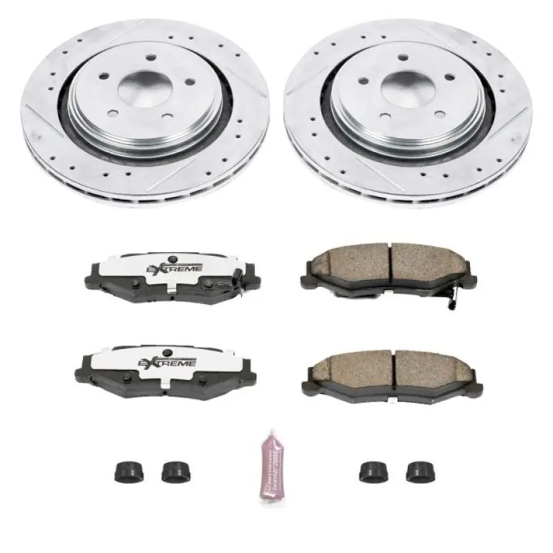 Power Stop 06-09 Cadillac XLR Rear Z26 Street Warrior Brake Kit (PSBK5159-26)