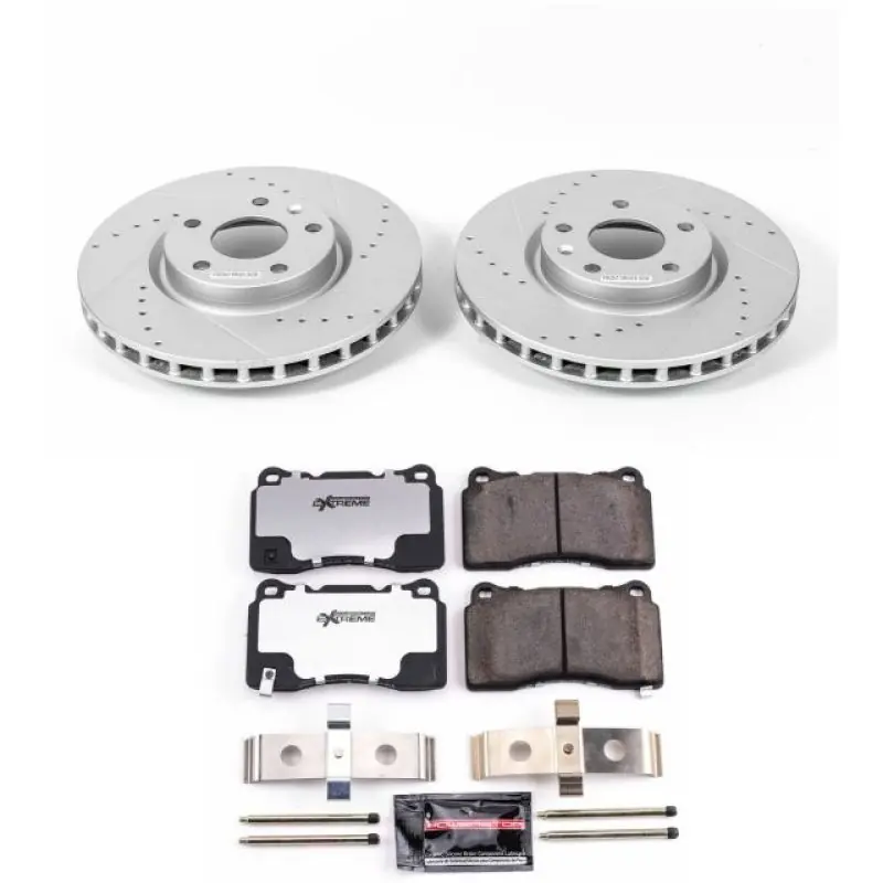 Power Stop 2014 Chevrolet Corvette Front Z26 Street Warrior Brake Kit (PSBK6528-26)