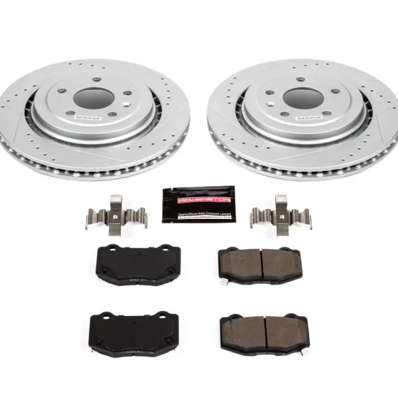 Power Stop 14-19 Chevrolet Corvette Rear Z23 Evolution Sport Brake Kit (PSBK6530)