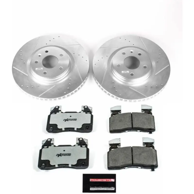 Power Stop 14-19 Chevrolet Corvette Front Z26 Street Warrior Brake Kit (PSBK6534-26)