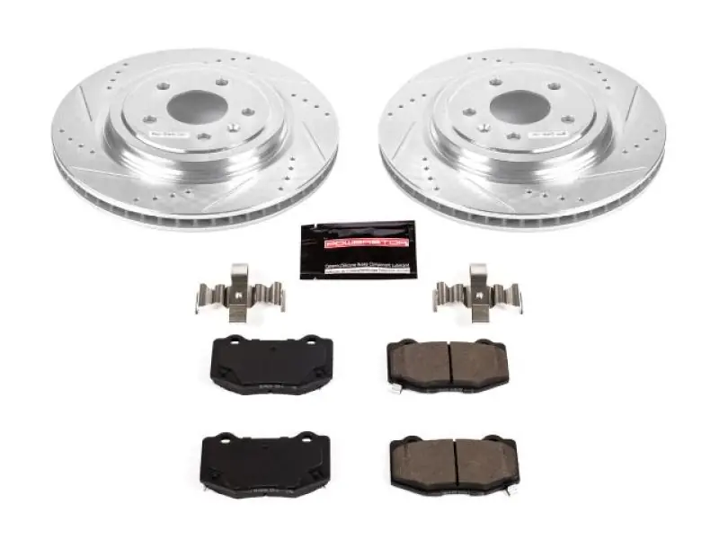 Power Stop 14-19 Chevrolet Corvette Rear Z23 Evolution Sport Brake Kit (PSBK6535)