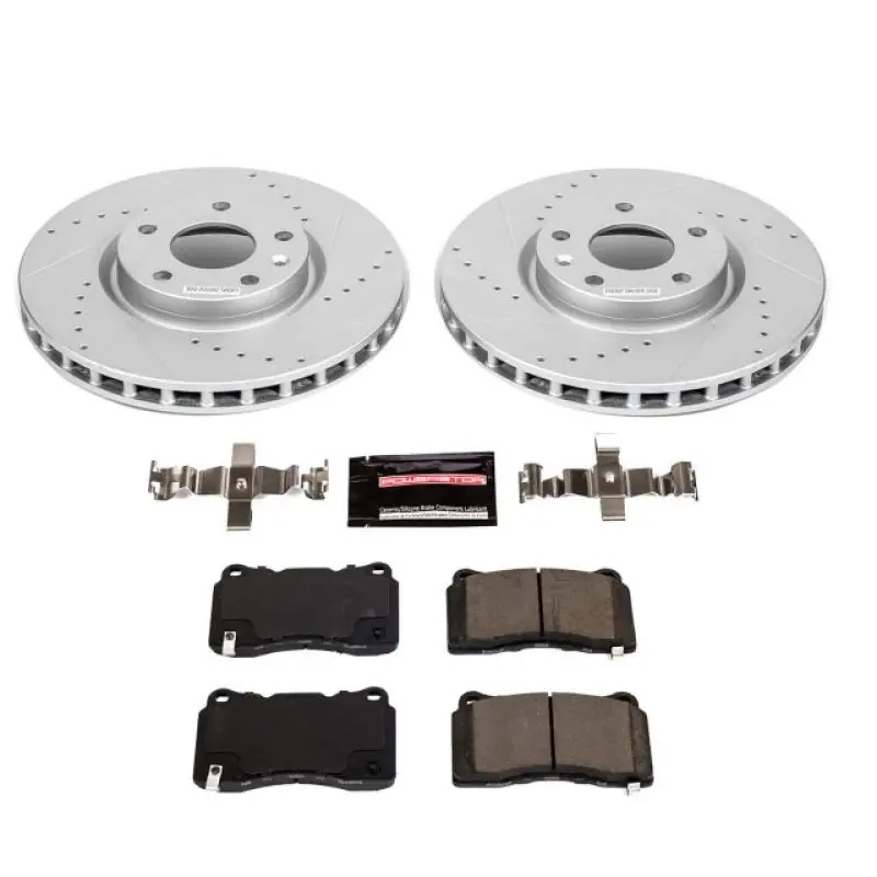 Power Stop 15-19 Chevrolet Corvette Front Z23 Evolution Sport Brake Kit (PSBK7290)