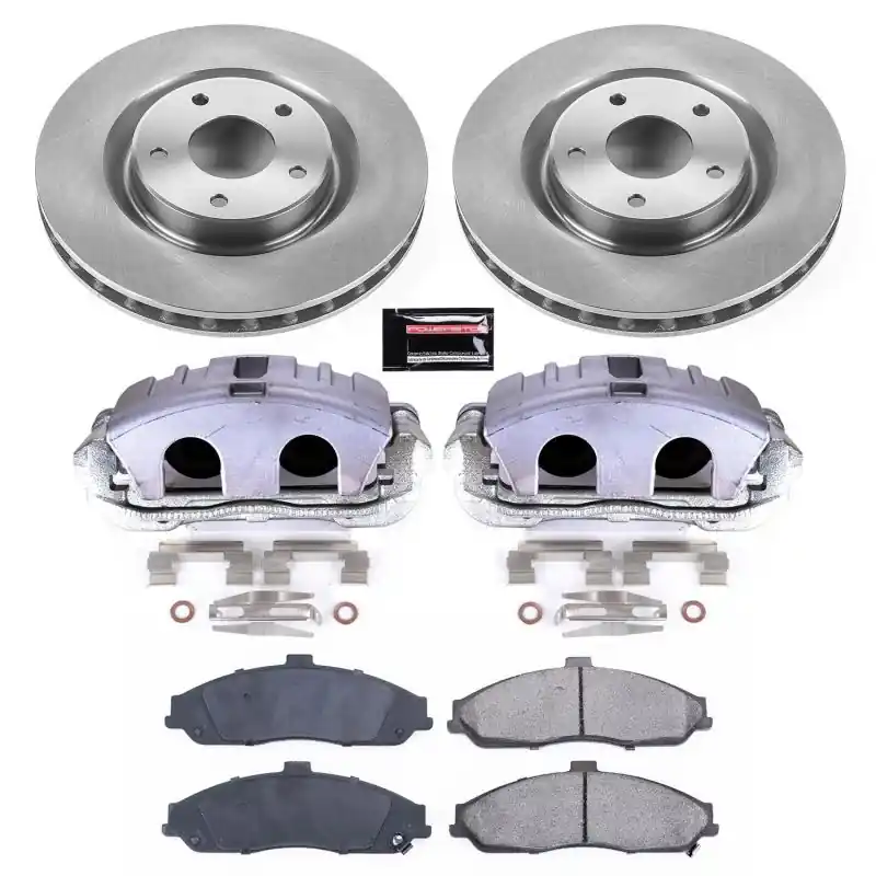 Power Stop 05-13 Chevrolet Corvette Front Autospecialty Brake Kit w/Calipers (PSBKCOE1417B)