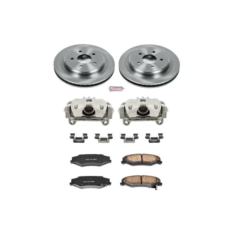Power Stop 04-09 Cadillac XLR Rear Autospecialty Brake Kit w/Calipers (PSBKCOE1563)