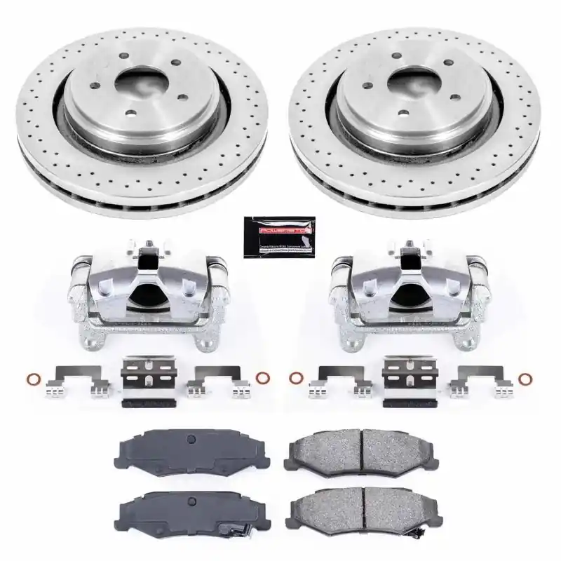 Power Stop 06-09 Cadillac XLR Rear Autospecialty Brake Kit w/Calipers (PSBKCOE5159)