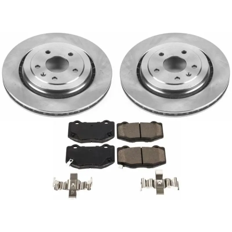 Power Stop 14-19 Chevrolet Corvette Rear Autospecialty Brake Kit (PSBKOE6530)