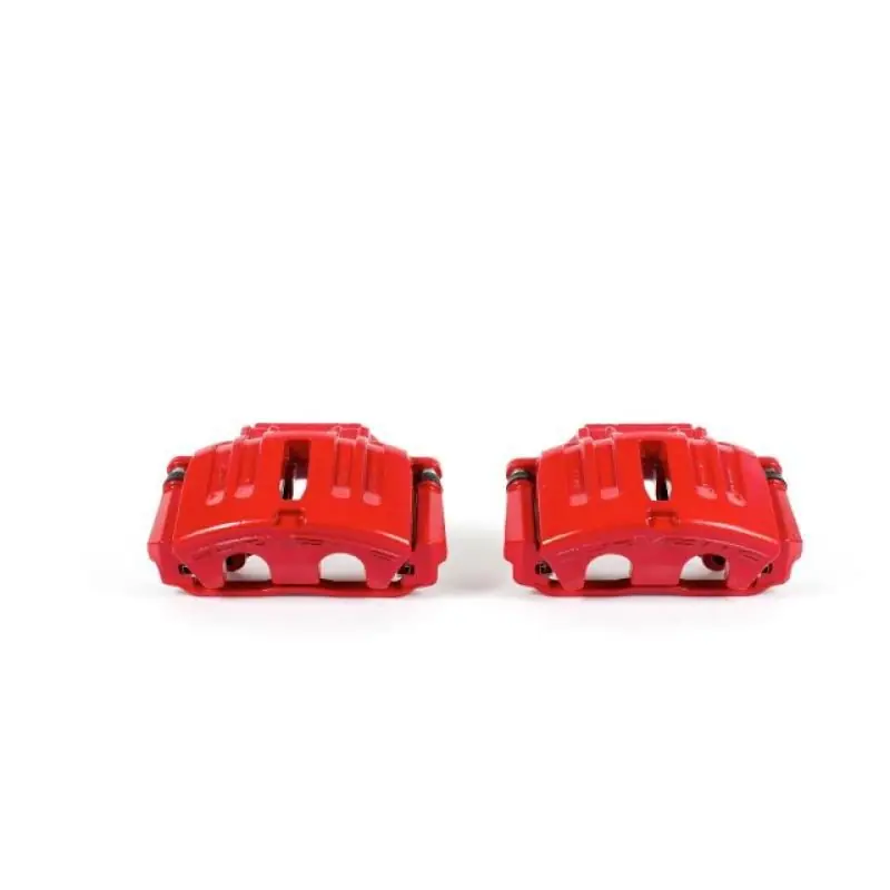 Power Stop 05-13 Chevrolet Corvette Front Red Calipers w/Brackets - Pair (PSBS5006A)