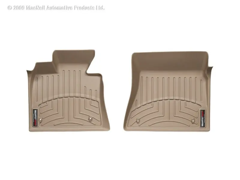 WeatherTech 12-13 Chevrolet Corvette Front FloorLiner - Tan (WET455511)